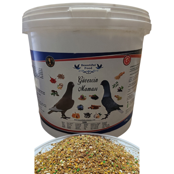GÜVERCİN MAMASI (5 KG KOVA) Beautiful Food Kuş Maması