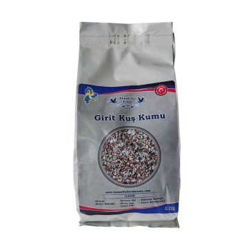 Beautiful Food Mama 1 kg Grit Kuş Kumu (Kömür, Kırmızıkil, Midye Kabugu, Kum)