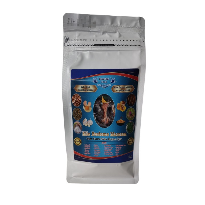 Beautful Food Mama 1 kg Yavru Elle Besleme Maması Organik (Anne Kursak Sütü)